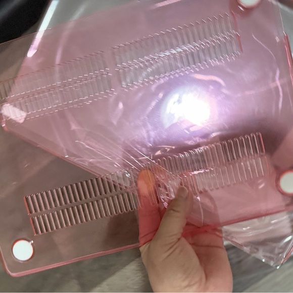 Clear Pink MacBook Shell Case - Picture 7 of 9